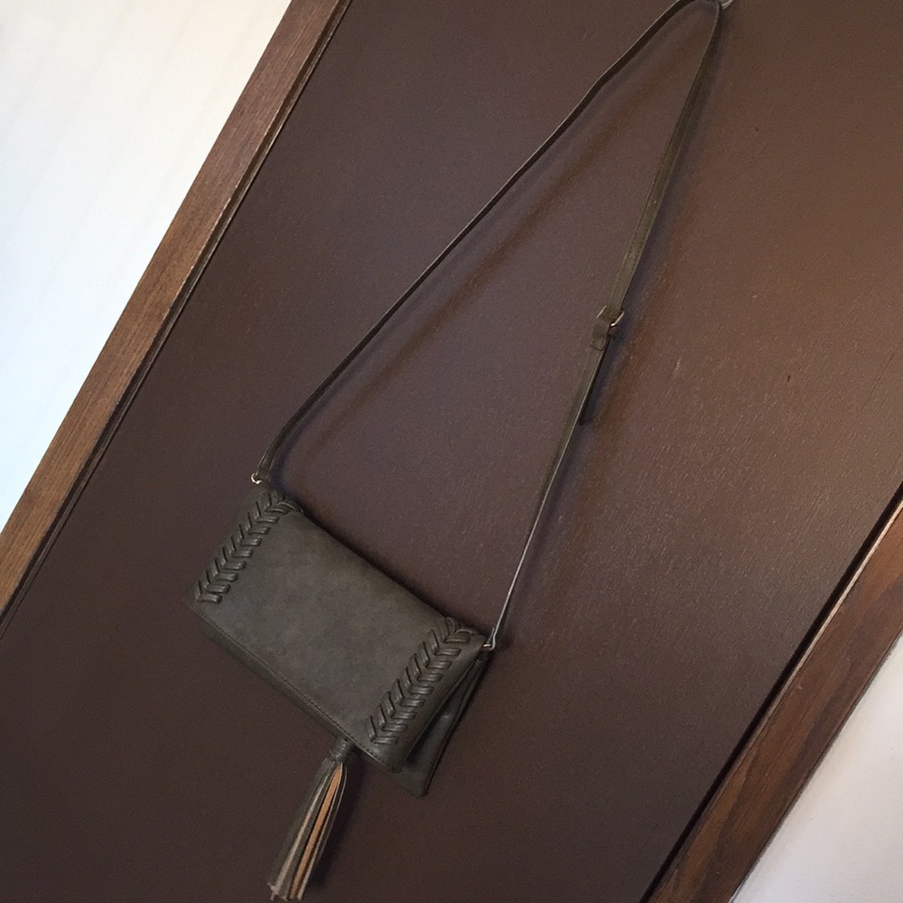 Crossbody fold-over purse